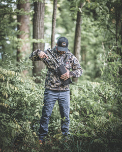 Denali Hunter Chest Holster for scoped revolvers hunting guns with red dot or scoped guns